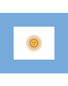 Fahne: Flagge: Naval Jack of Argentina