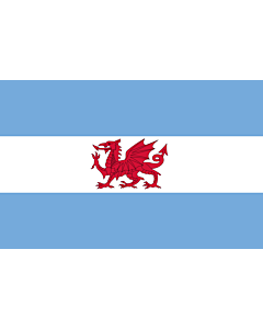 Fahne: Flagge: Welsh colony in Patagonia | Puerto Madryn and the Welsh colony in Patagonia | Puerto Madryn y de la Colonia Galesa de la Patagonia | Porth Madryn  Y Wladfa