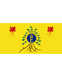 Drapeau: Royal Standard of Barbados | Queen Elizabeth II s personal flag for use in Barbados
