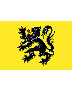 Fahne: Flagge: Flämische Region