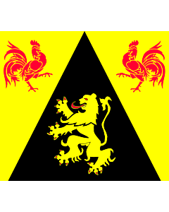 Fahne: Flagge: Wallonien Brabant