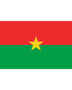 Fahne: Flagge: Burkina Faso