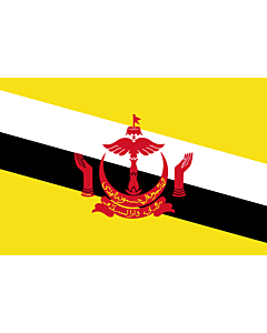 Fahne: Flagge: Brunei Darussalam