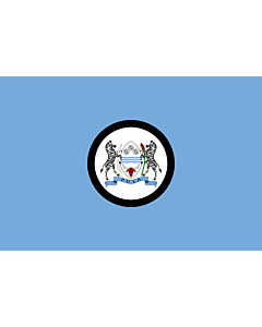 Drapeau: Standard of the President of Botswana
