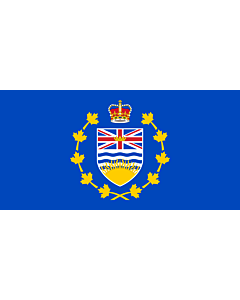 Drapeau: Lieutenant-gouverneur de Colombie-Britannique