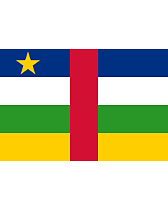 Drapeau: République centrafricaine