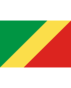 Bandiera: Repubblica del Congo