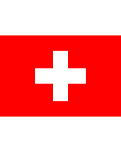 Fahne: Flagge: Schweiz (Querformat)