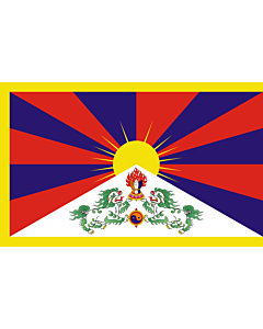 Drapeau: Tibet