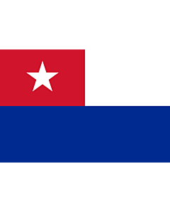 Fahne: Flagge: Naval Jack of Cuba