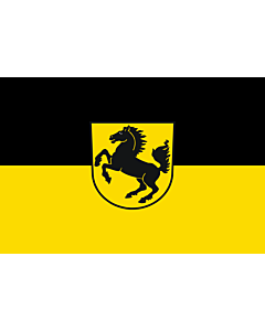 Fahne: Flagge: Stuttgart, Landeshauptstadt