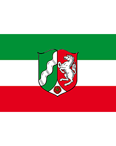 Bandiera: Renania Settentrionale-Vestfalia