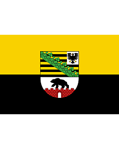 Fahne: Flagge: Sachsen-Anhalt