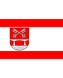 Fahne: Flagge: Petershagen | It is easy to put a border around this flag image