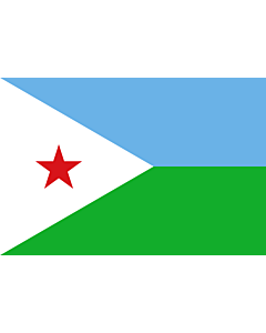 Drapeau: Djibouti