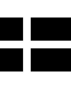 Fahne: Flagge: Danish flag of mourning | Alleged early modern Danish flag of mourning  Sorgeflag