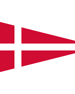 Fahne: Flagge: Naval Rank Denmark Senior Officer Afloat