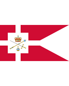 Bandiera: Standard of the Regent of Denmark | Rigsforstanderflaget