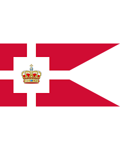 Bandiera: Standard of the Royal House of Denmark | Kongehusflaget  bruges af alle medlemmer af den kongelige familie