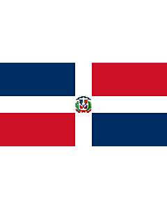 Fahne: Flagge: Naval Ensign of the Dominican Republic