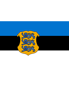 Drapeau: Estonia - Minister of Defence | Estonian Minister of Defence | Kaitseministri lipp