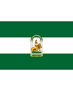 Fahne: Flagge: Andalusia