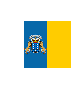 Fahne: Flagge: Kanarischen Inseln