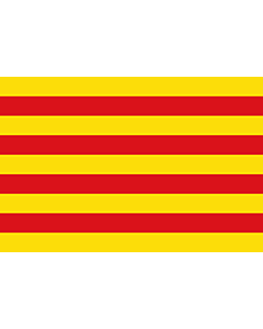 Fahne: Flagge: Katalonien