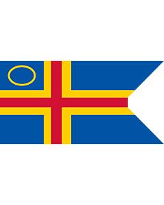 Bandiera: Åland Yachting Clubs | This image shows a flag