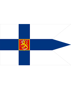 Drapeau: Finland 1920-1978  Military | Military flag of Finland 1920-1978