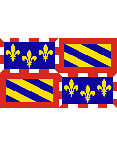Fahne: Flagge: Burgund