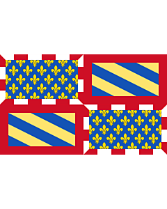 Fahne: Flagge: Ancient Flag of Burgundy | Ancien de la Bourgogne