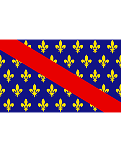 Fahne: Flagge: Bourbonnais | French province of Bourbonnais