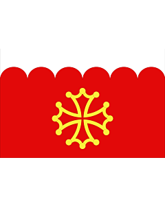 Fahne: Flagge: Fr département Gard | Gard | Département du Gard