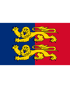 Fahne: Flagge: Fr département Manche | Manche | Département de la Manche