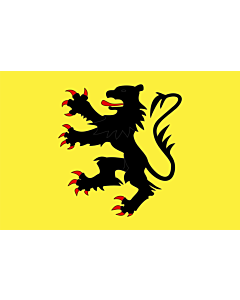 Fahne: Flagge: Fr département Nord | Representing the  Lion of Flanders | Représentant le  Lion des Flandres | Que representa el  León de Flandes