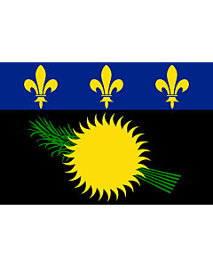 Fahne: Flagge: Guadeloupe