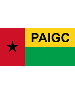 Bandiera: PAIGC  variant | African Party for the Independence of Guinea and Cape Verde | Parti africain pour l indépendance de la Guinée et du Cap-Vert | Partido Africano para a Independência da Guiné e Cabo Verde | Флаг Африканской партии независимости Г