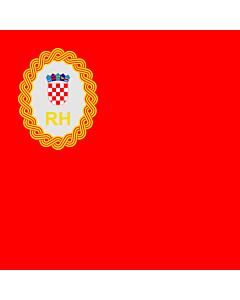 Fahne: Flagge: Präsidenten des kroatischen Parlaments