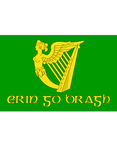 Bandiera: Erin Go Bragh | Irish nationalist flag   version of Image Erin Go Bragh flag