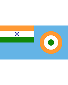 Drapeau: Ensign of the Indian Air Force