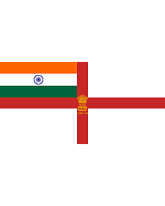 Drapeau: Naval Ensign of India