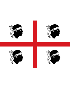 Fahne: Flagge: Sardinia
