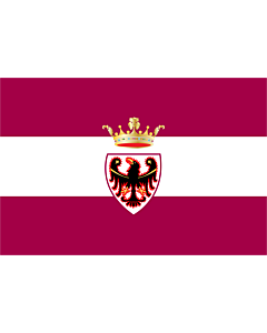 Fahne: Flagge: Provinz Trento