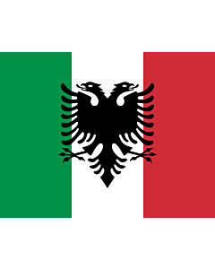 Fahne: Flagge: Italian Arberesh | Arbëreshë people