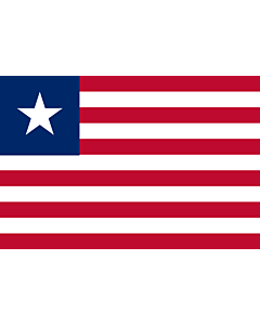Drapeau: Libérie