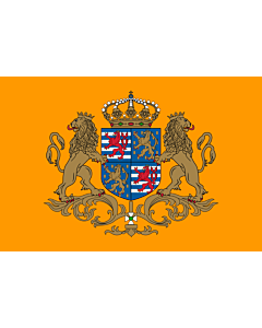 Fahne: Flagge: Standard der Großherzog von Luxemburg