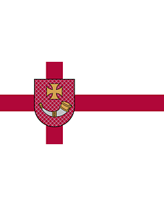 Bandiera: Ventspils | City of Ventspils, Latvia | Ventspils pilsētas karogs | Флаг города Вентспилс