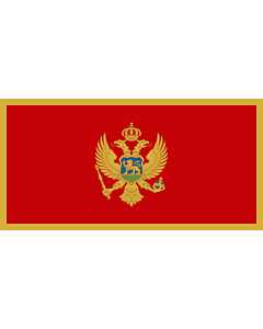 Fahne: Flagge: Montenegro