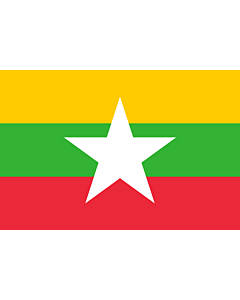 Drapeau: Birmanie